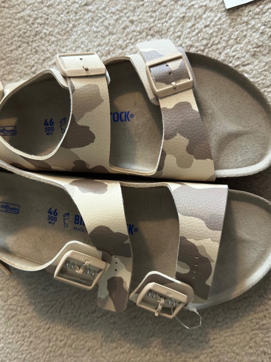 Birkenstock Other - Birkenstock Milano Soft Footbed Sandals (Desert Soil Camo)